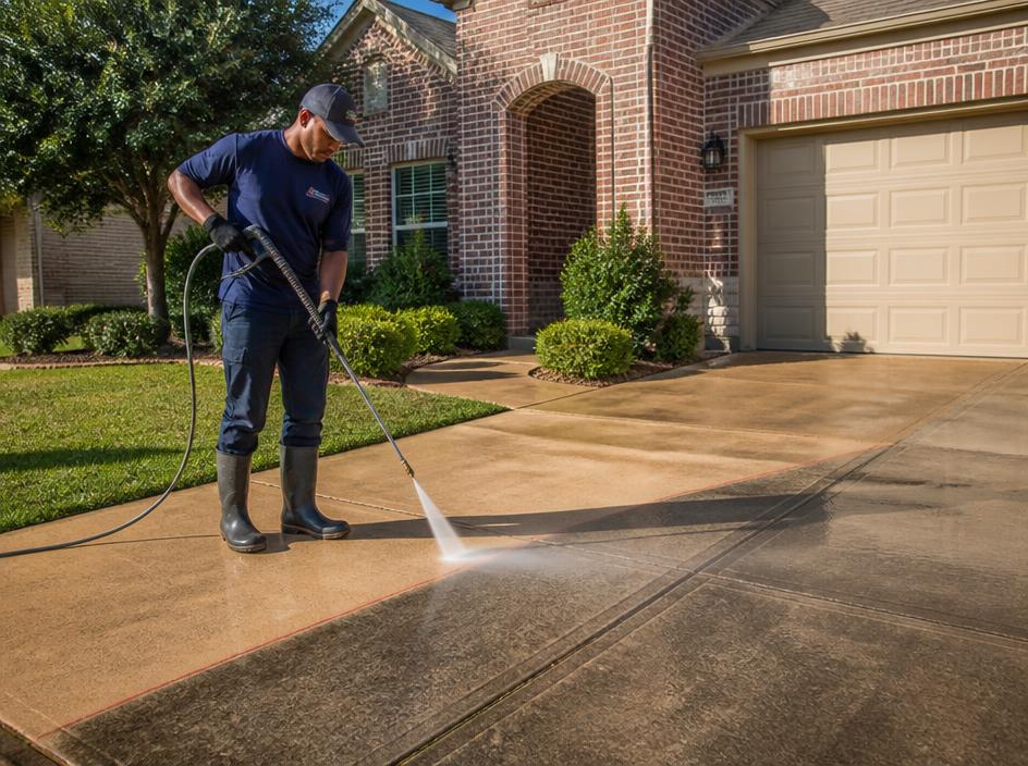 Pressure Washing — Sterling Fence Staining, Houston TX